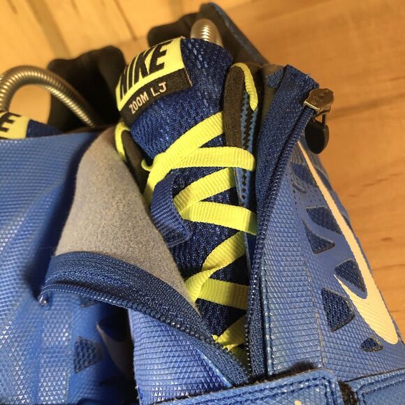 Nike Zoom LJ 4 Shoes Mens 10.5 Blue Long Jump Track Athletic Running Performance - Picture 5 of 11